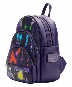 Loungefly Disney Villains Triple Pocket Glow In The Dark Mini Backpack