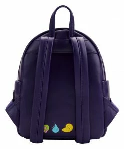 Loungefly Disney Villains Triple Pocket Glow In The Dark Mini Backpack