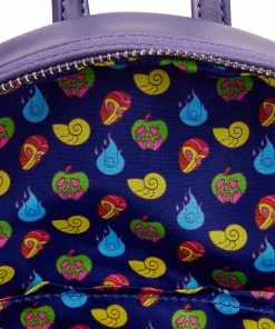 Loungefly Disney Villains Triple Pocket Glow In The Dark Mini Backpack