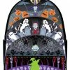Loungefly Disney Nightmare Before Christmas Triple Pocket Lock Shock Barrel Oogie Boogie Mini Backpack
