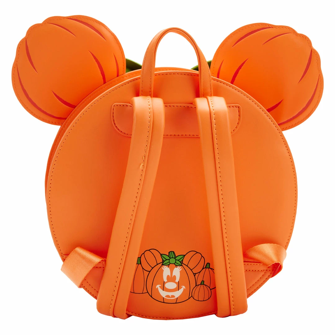 Loungefly Disney Glow Face Minnie Pumpkin Mini Backpack 4 Loungefly Disney Glow Face Minnie Pumpkin Mini Backpack