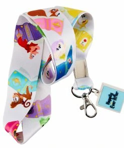 Loungefly Lanyards Disney Princess Books Classics Lanyard With Card Holder