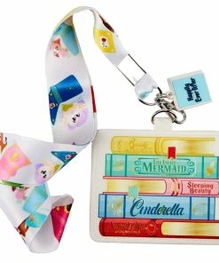 Loungefly Lanyards Disney Princess Books Classics Lanyard With Card Holder