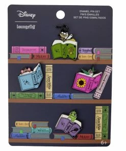 Loungefly Pins Disney Princess Books Classics 4pc Pin Set