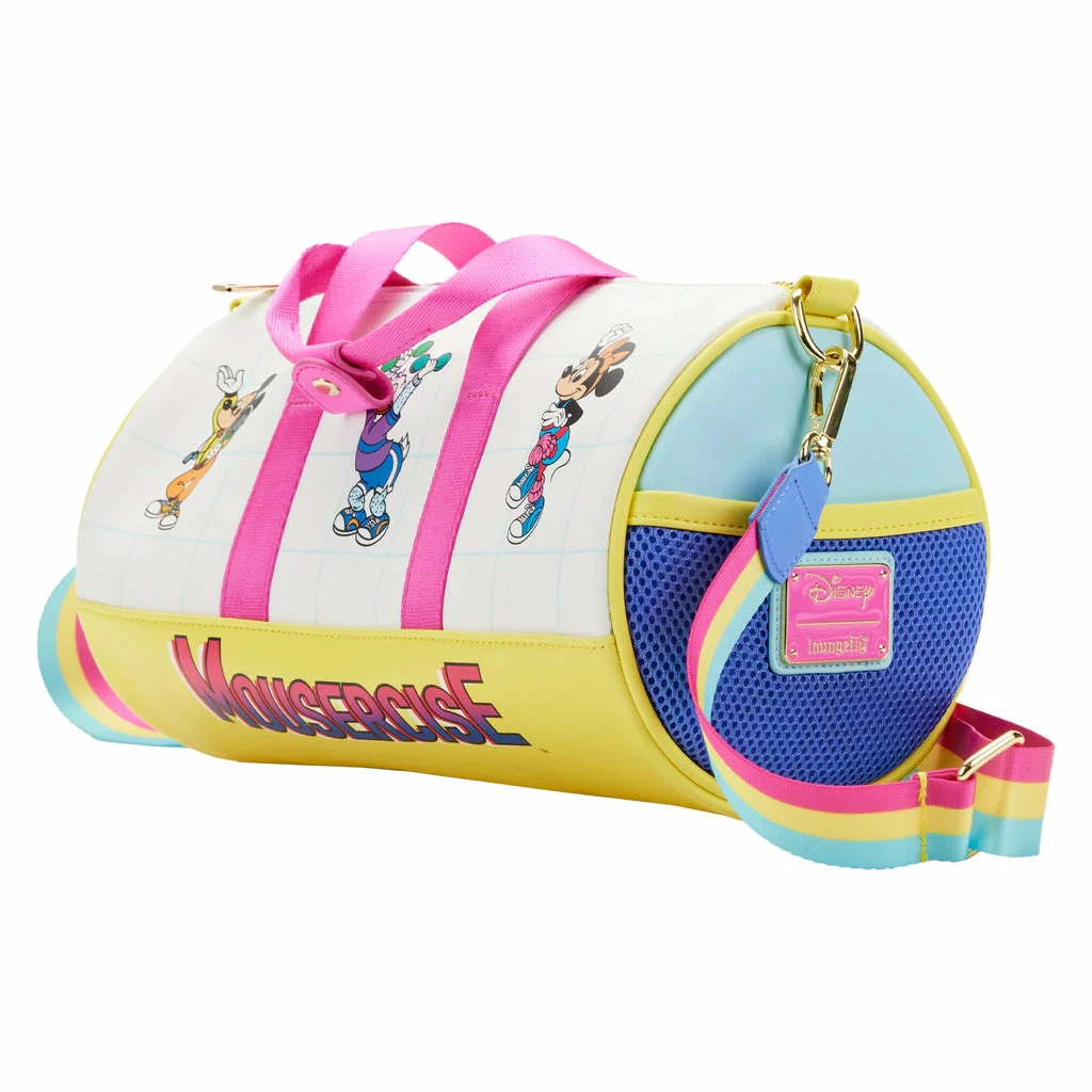 Loungefly Mousercise Duffle Bag 2 Loungefly Mousercise Duffle Bag