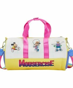 Loungefly Mousercise Duffle Bag 8 Loungefly Mousercise Duffle Bag