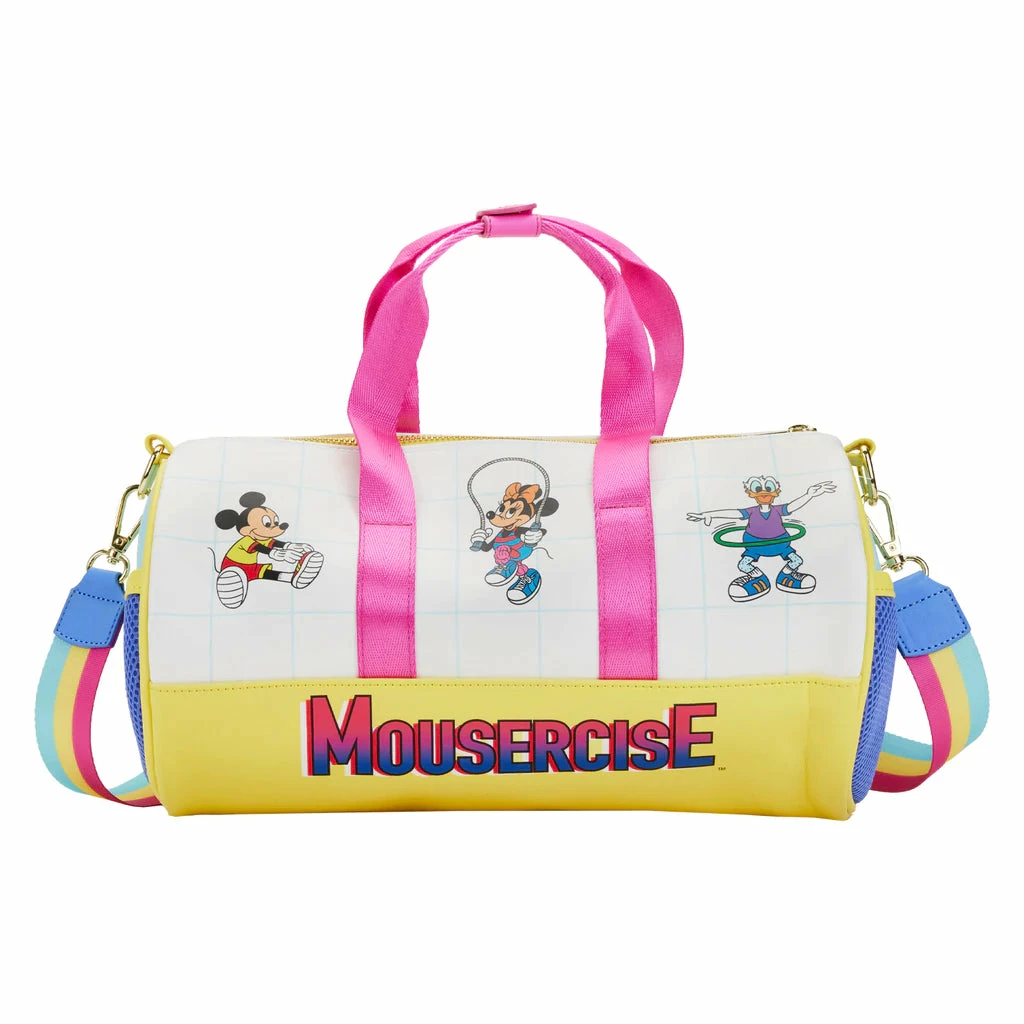 Loungefly Mousercise Duffle Bag 4 Loungefly Mousercise Duffle Bag