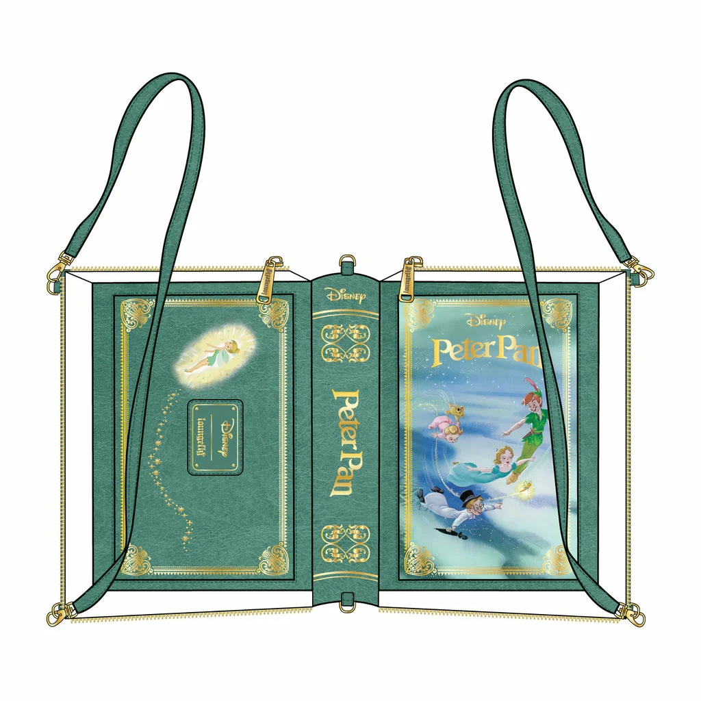 Loungefly Peter Pan Book Convertible Backpack 1 Loungefly Peter Pan Book Convertible Backpack
