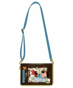Loungefly Disney Classic Books Pinocchio Convertible Crossbody