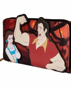 Loungefly Disney Villains Scene Gaston Zip Around Wallet