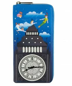 Loungefly Disney Peter Pan Glow Clock Zip Around Wallet