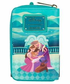 Loungefly Disney Tangled Princess Castle Zip Around Wallet