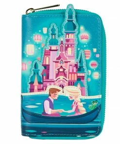 Loungefly Disney Tangled Princess Castle Zip Around Wallet