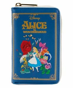 Loungefly Disney Alice In Wonderland Classic Book Zip Around Wallet