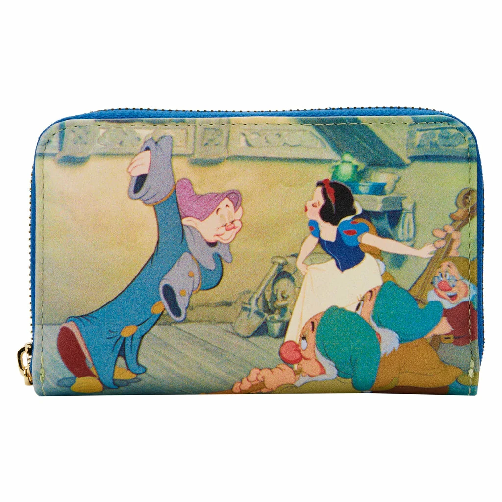 Loungefly Disney Snow White Scenes Zip Around Wallet 1 Loungefly Disney Snow White Scenes Zip Around Wallet