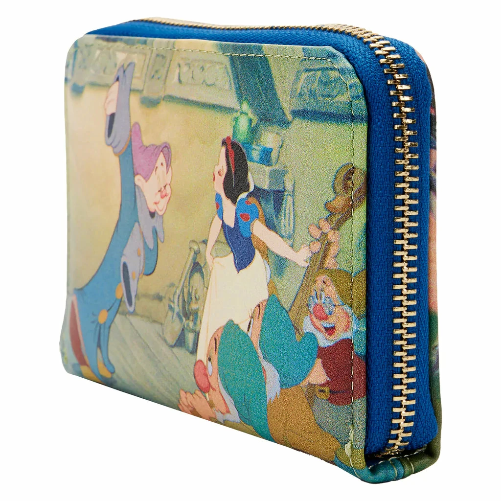 Loungefly Disney Snow White Scenes Zip Around Wallet 3 Loungefly Disney Snow White Scenes Zip Around Wallet