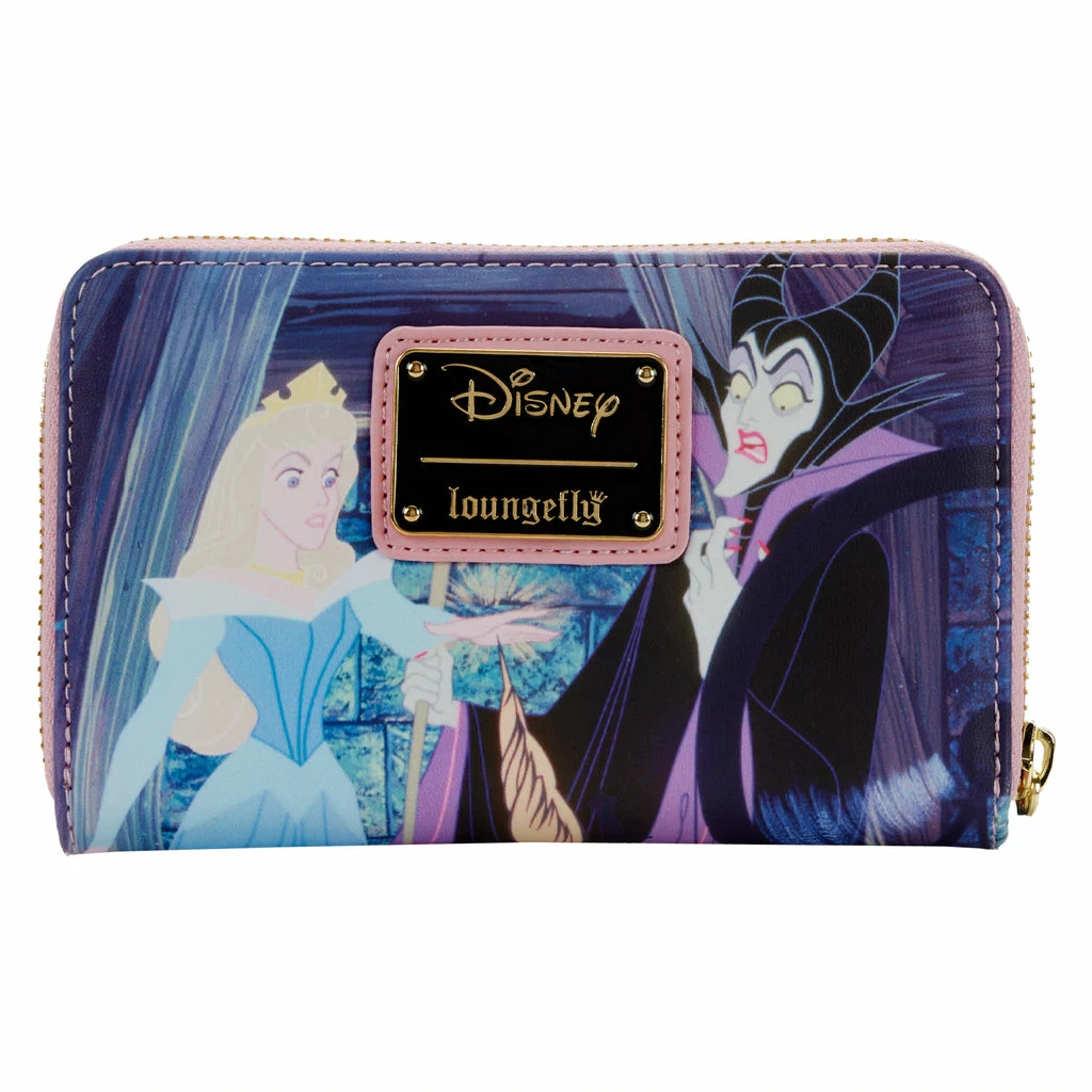 Loungefly Sleeping Beauty Princess Scenes Zip Around Wallet 3 Loungefly Sleeping Beauty Princess Scenes Zip Around Wallet