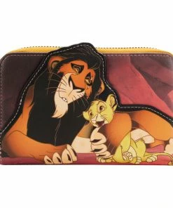 Loungefly Lion King Scar Villains Scene Zip Around Wallet