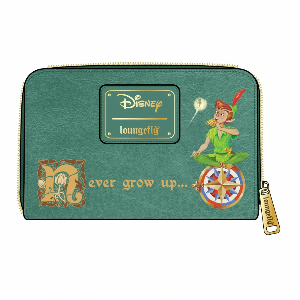Loungefly Peter Pan Book Zip Around Wallet 2 Loungefly Peter Pan Book Zip Around Wallet