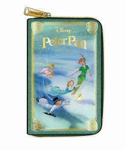 Loungefly Peter Pan Book Zip Around Wallet