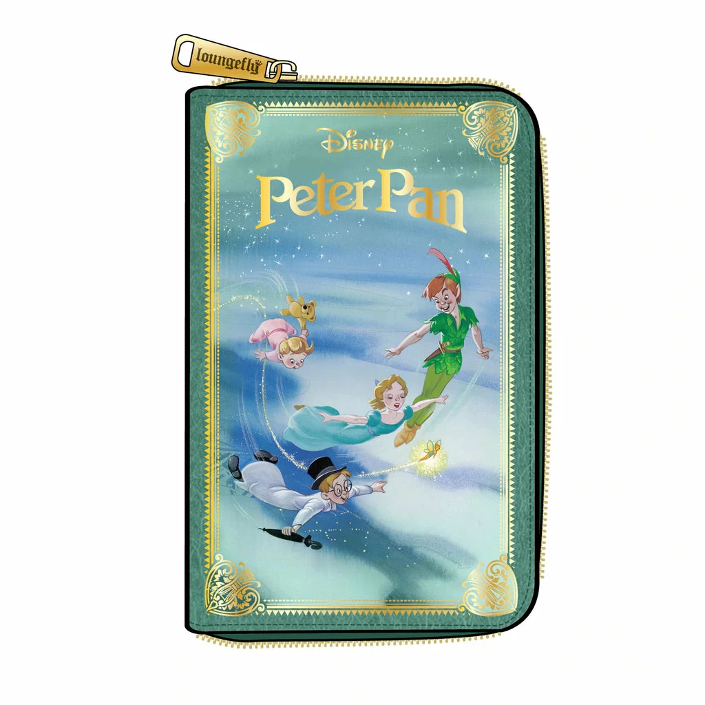 Loungefly Peter Pan Book Zip Around Wallet 1 Loungefly Peter Pan Book Zip Around Wallet