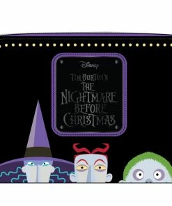 Loungefly Disney Nightmare Before Christmas Lock Shock Barrel Oogie Boogie Zip Around Wallet