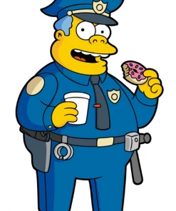 THE SIMPSONS CHIEF CLANCY WIGGUM - FiGPiN