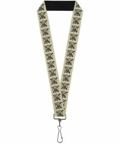 Buckle-Down Pirates Dead Men Tell No Tales Skull Icon Lanyard