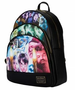 Loungefly Harry Potter Trilogy Triple Pocket Mini Backpack