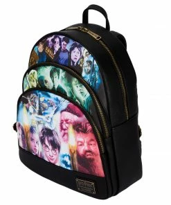 Loungefly Harry Potter Trilogy Triple Pocket Mini Backpack