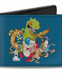 Buckle-Down Nick 90's Rewind Character Group Pose Bi-fold Wallet
