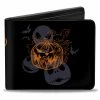 Buckle-Down Nightmare Before Christmas Jack Expressions + Pumpkin King Bi-fold Wallet