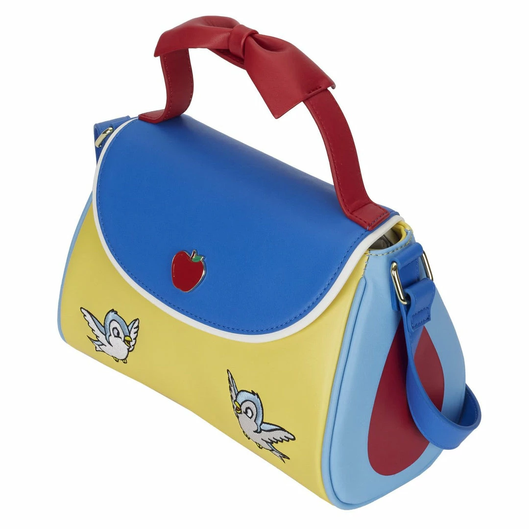 Loungefly Disney Snow White Cosplay Bow Handbag 2 Loungefly Disney Snow White Cosplay Bow Handbag