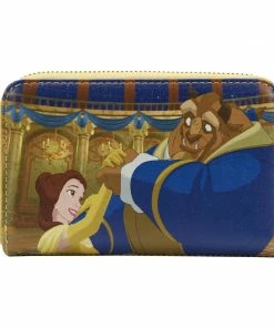 Loungefly Disney Beauty And The Beast Belle Princess Scene Zip Around Wallet