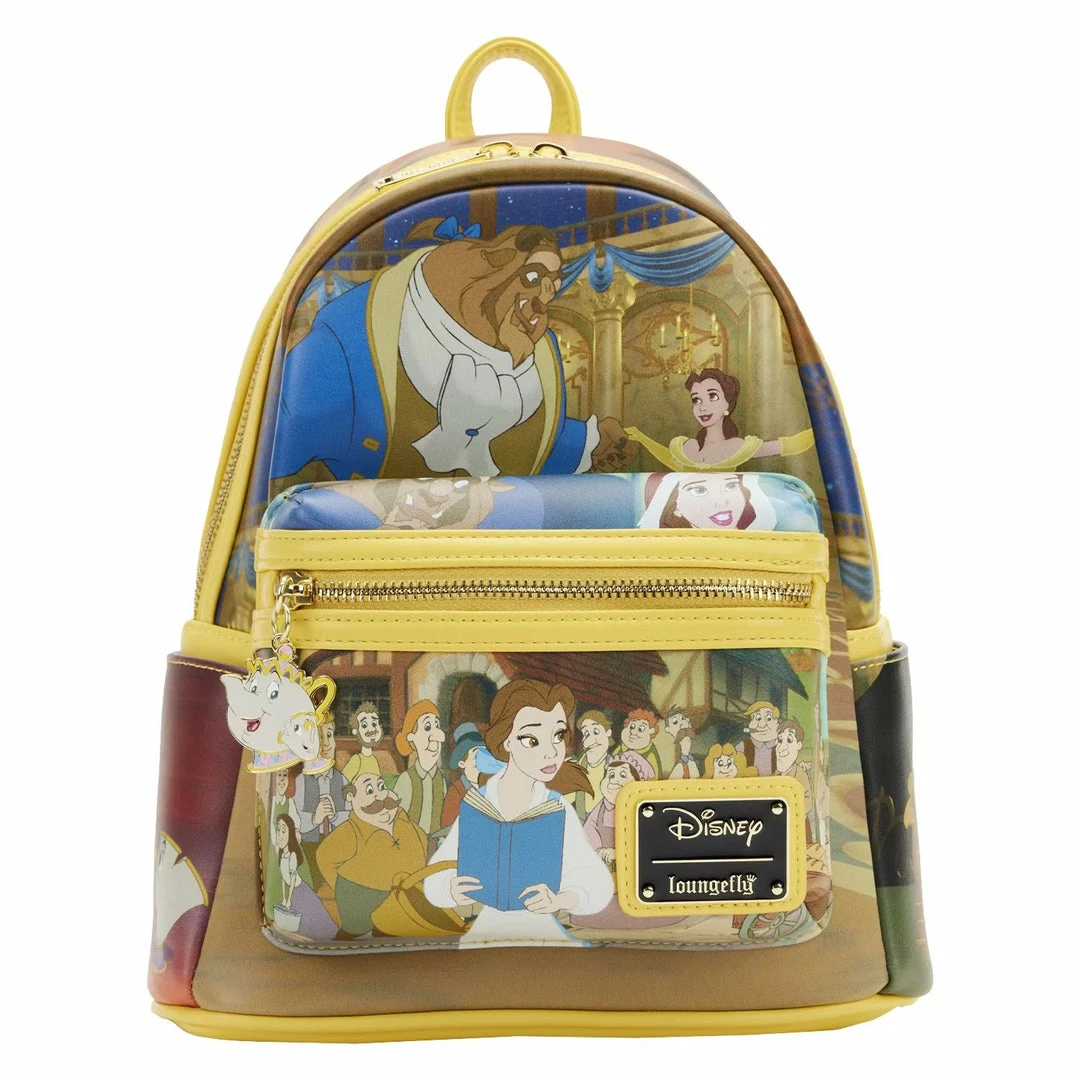 Loungefly Disney Beauty And The Beast Belle Princess Scene Mini Backpack 1 Loungefly Disney Beauty And The Beast Belle Princess Scene Mini Backpack