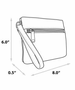 Buckle-Down Women's Wallet Double Pocket Wristlet - Snow White Script Debossed Black With Castle Emblem