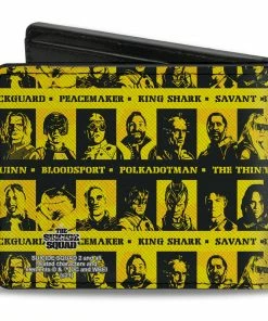 Buckle-Down The Suicide Squad 2021 Character Caution Tape Bi-fold Wallet 5 Buckle-Down The Suicide Squad 2021 Character Caution Tape Bi-fold Wallet