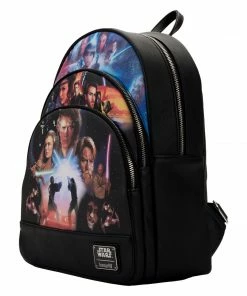 Loungefly Star Wars Trilogy 2 Triple Pocket Mini Backpack - PRE-ORDER