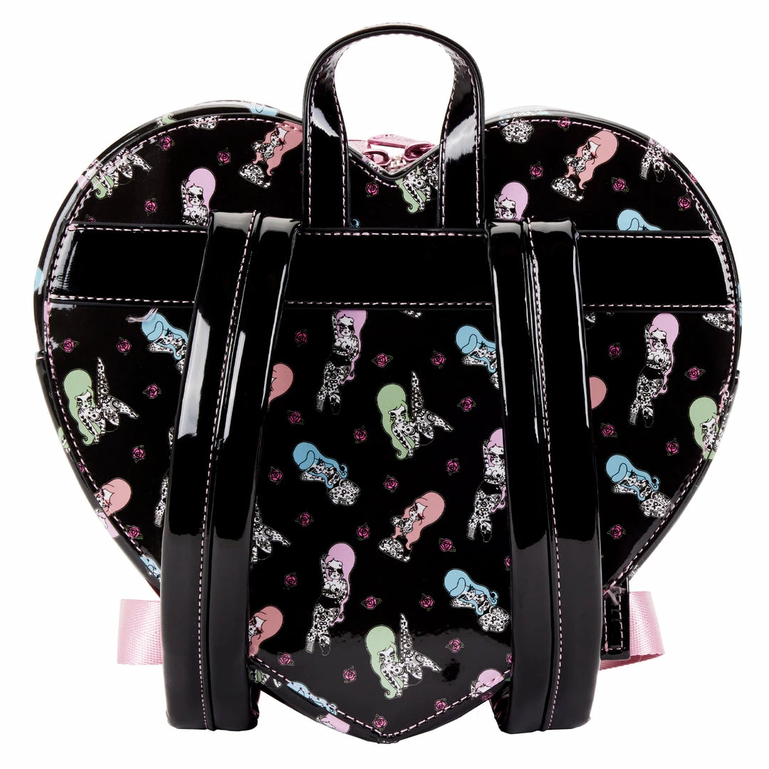 Loungefly Valfre Double Heart Mini Backpack 6 Loungefly Valfre Double Heart Mini Backpack