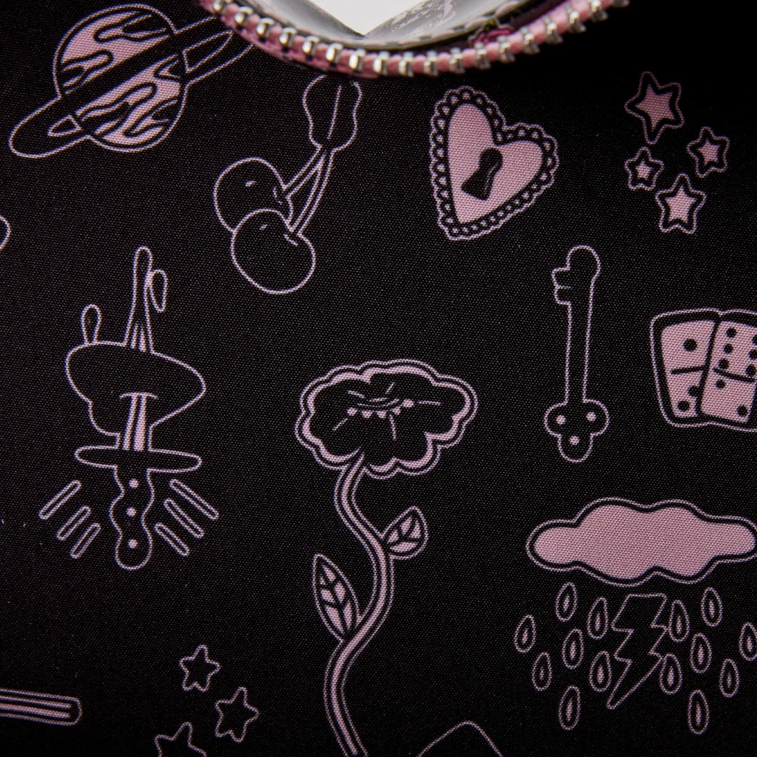 Loungefly Valfre Double Heart Mini Backpack 4 Loungefly Valfre Double Heart Mini Backpack