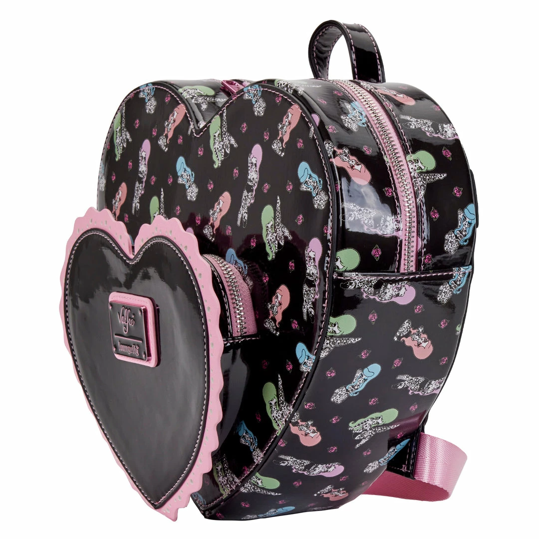 Loungefly Valfre Double Heart Mini Backpack 2 Loungefly Valfre Double Heart Mini Backpack
