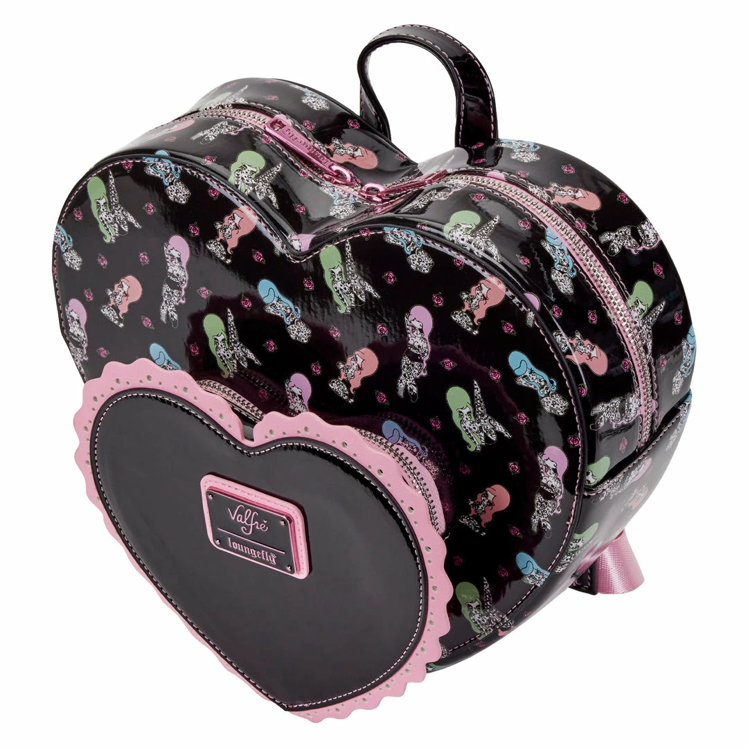 Loungefly Valfre Double Heart Mini Backpack 3 Loungefly Valfre Double Heart Mini Backpack