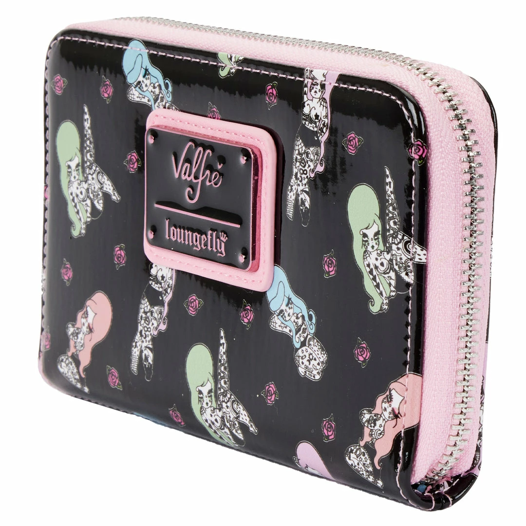 Loungefly Valfre Tattoo AOP Zip Around Wallet 4 Loungefly Valfre Tattoo AOP Zip Around Wallet