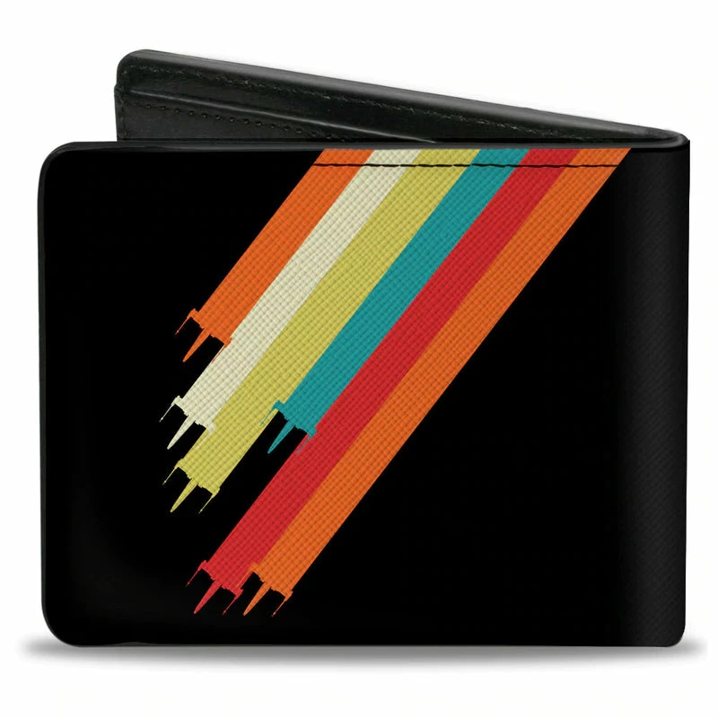 Buckle-Down Star Wars Logo And X-Wing Starfighter Stripe - Bi-fold Wallet 3 Buckle-Down Star Wars Logo And X-Wing Starfighter Stripe - Bi-fold Wallet