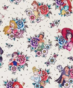 Loungefly Disney Princess Tattoo AOP Mini Backpack 10 Loungefly Disney Princess Tattoo AOP Mini Backpack