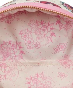 Loungefly Disney Princess Tattoo AOP Mini Backpack 11 Loungefly Disney Princess Tattoo AOP Mini Backpack