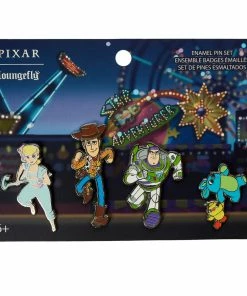 SMALL ACCESSORIES Loungefly Pixar Toy Story Amusement Park 4pc Pin Set