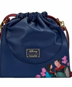 Loungefly Disney Mulan Castle Cinch Sack Crossbody