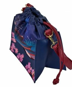 Loungefly Disney Mulan Castle Cinch Sack Crossbody