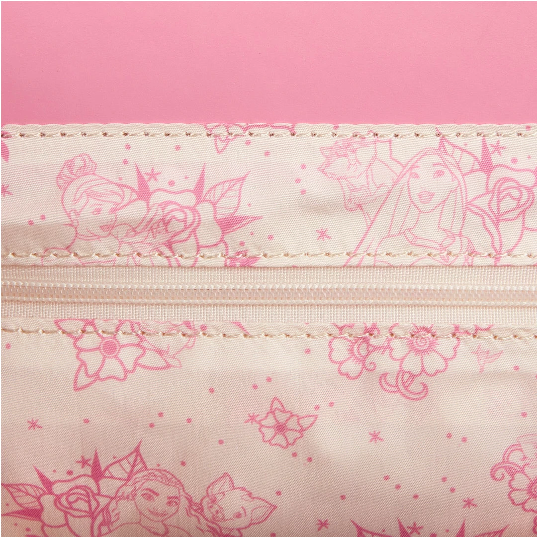 Loungefly Disney Princess Tattoo AOP Crossbody 3 Loungefly Disney Princess Tattoo AOP Crossbody